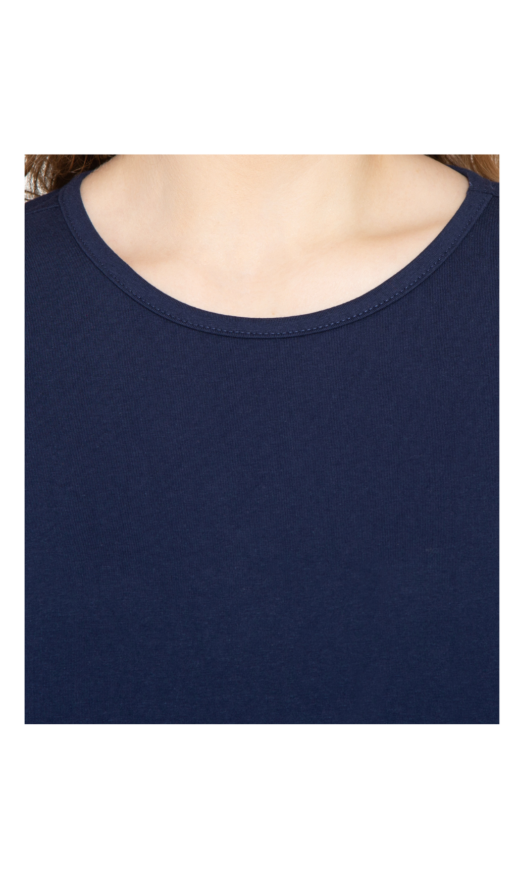 Women's 3/4 Sleeve Crew Neck Top – Comfortable Jer