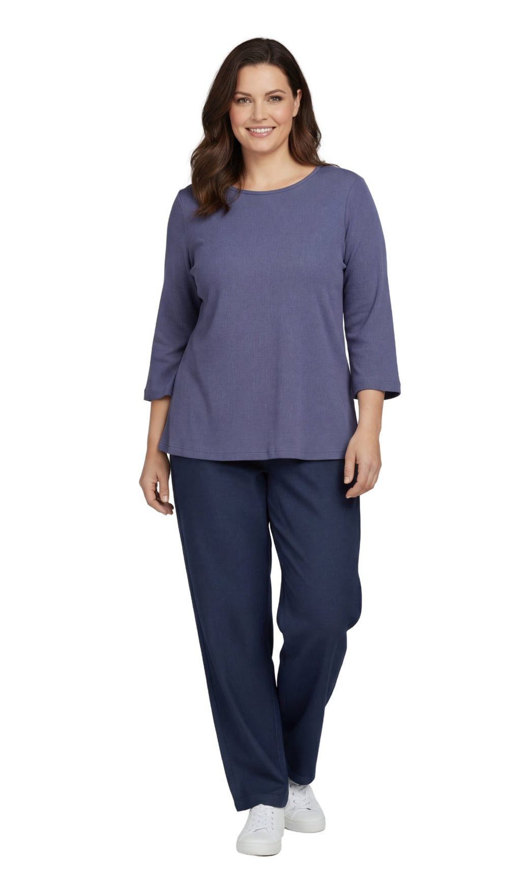 3/4 Sleeve Scoop Neck Top