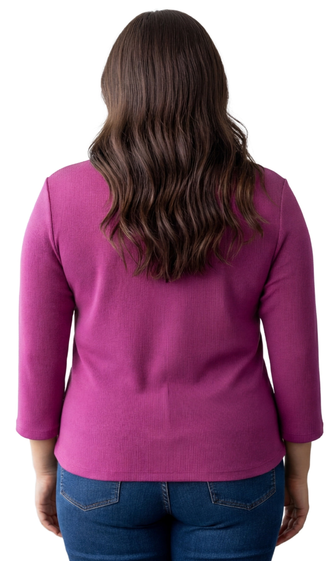 3/4 Sleeve Scoop Neck Top