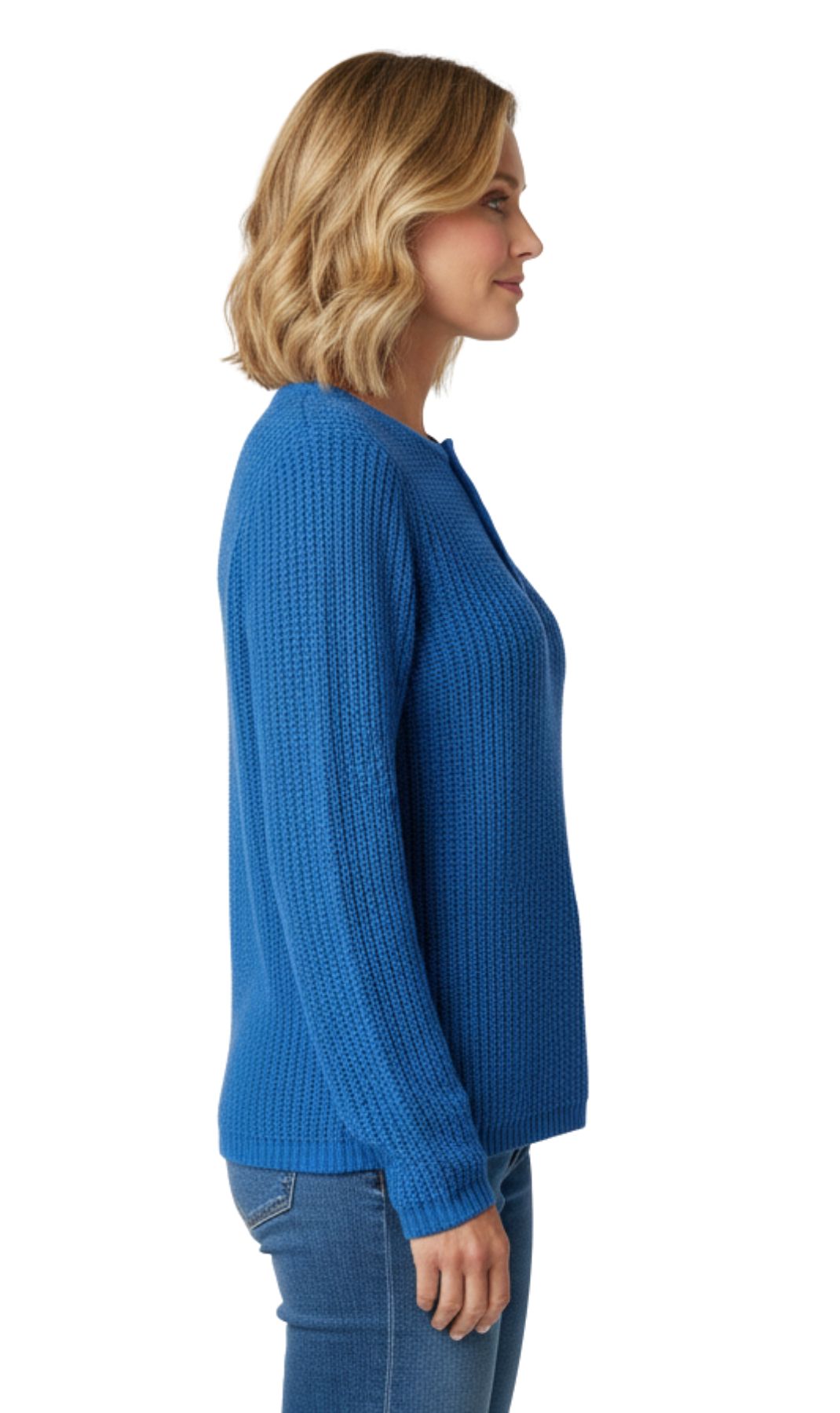 Chunky Knit Henley Sweater