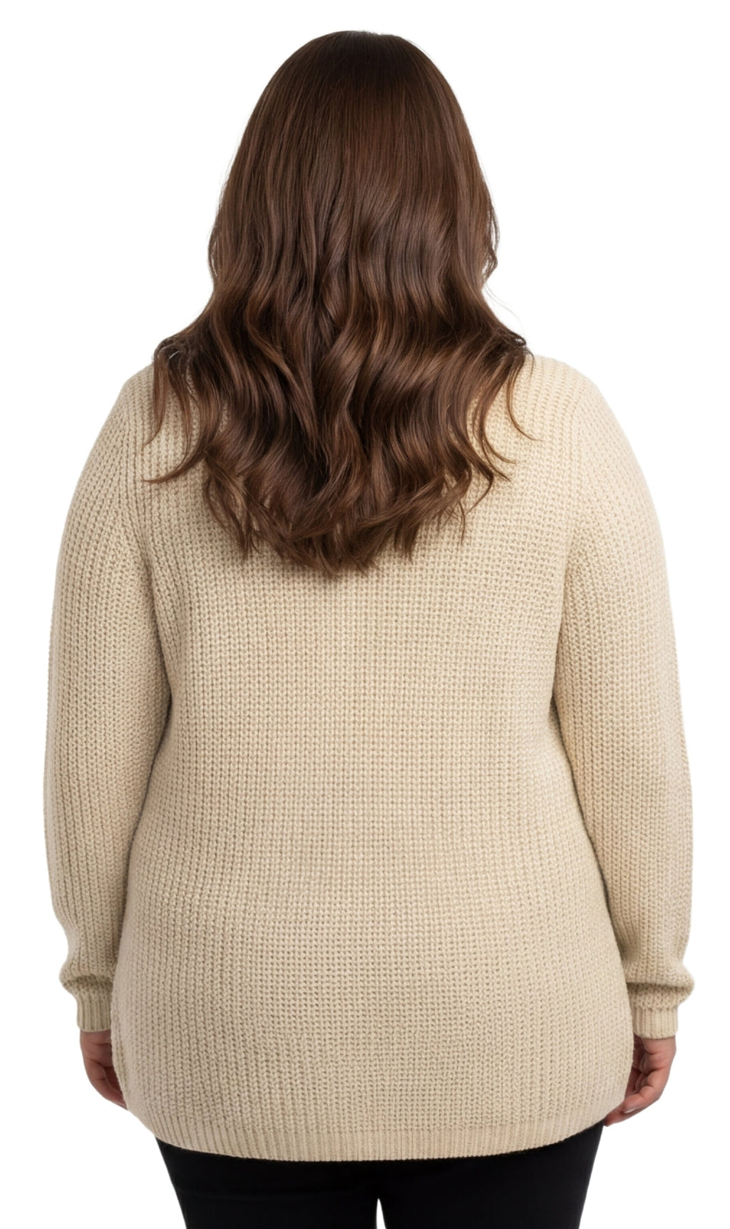 Chunky Knit Henley Sweater