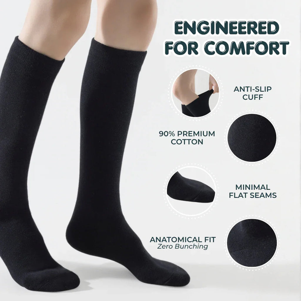 Knee-High Brace-Compatible Socks