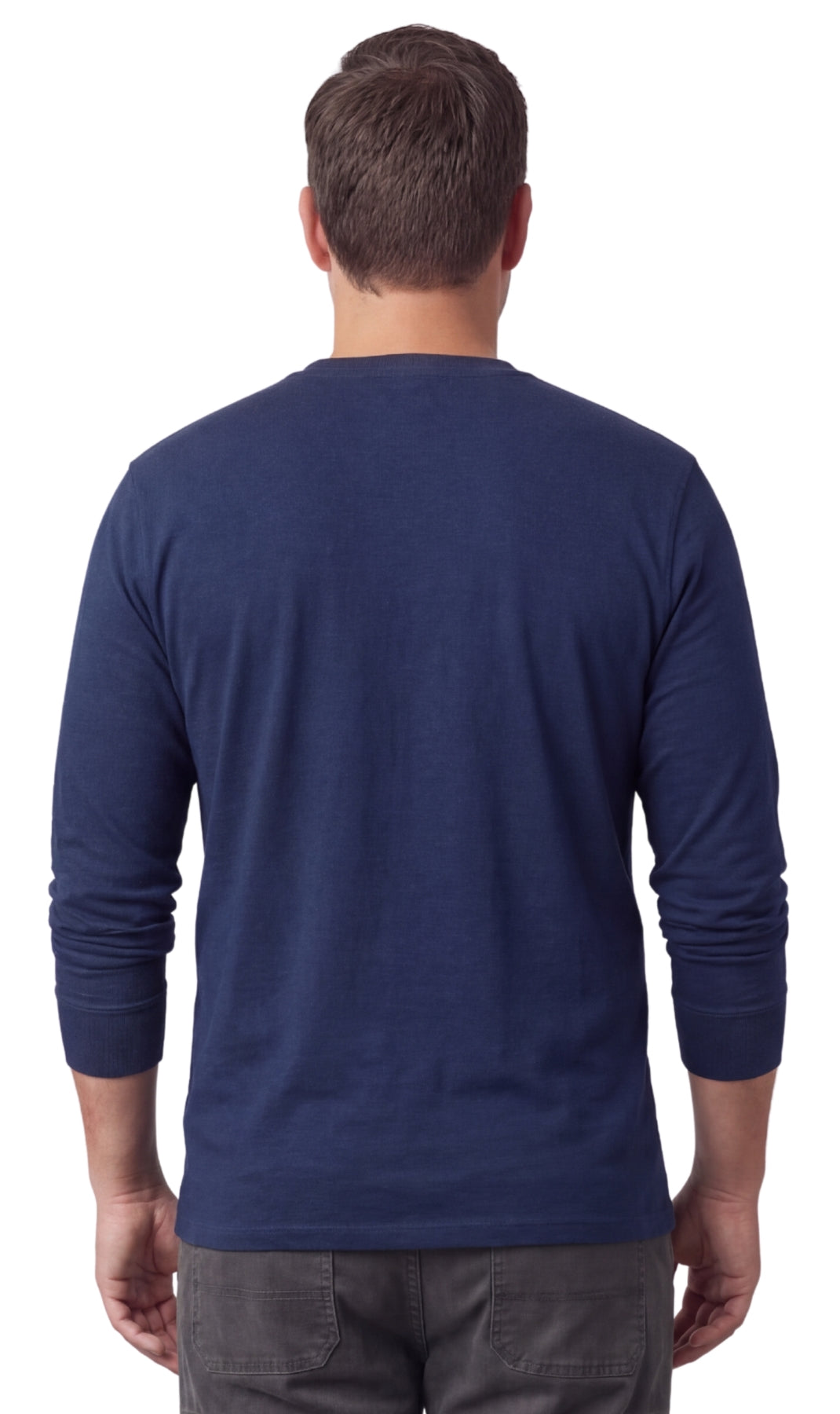 Men's Long Sleeve Henley Shirt