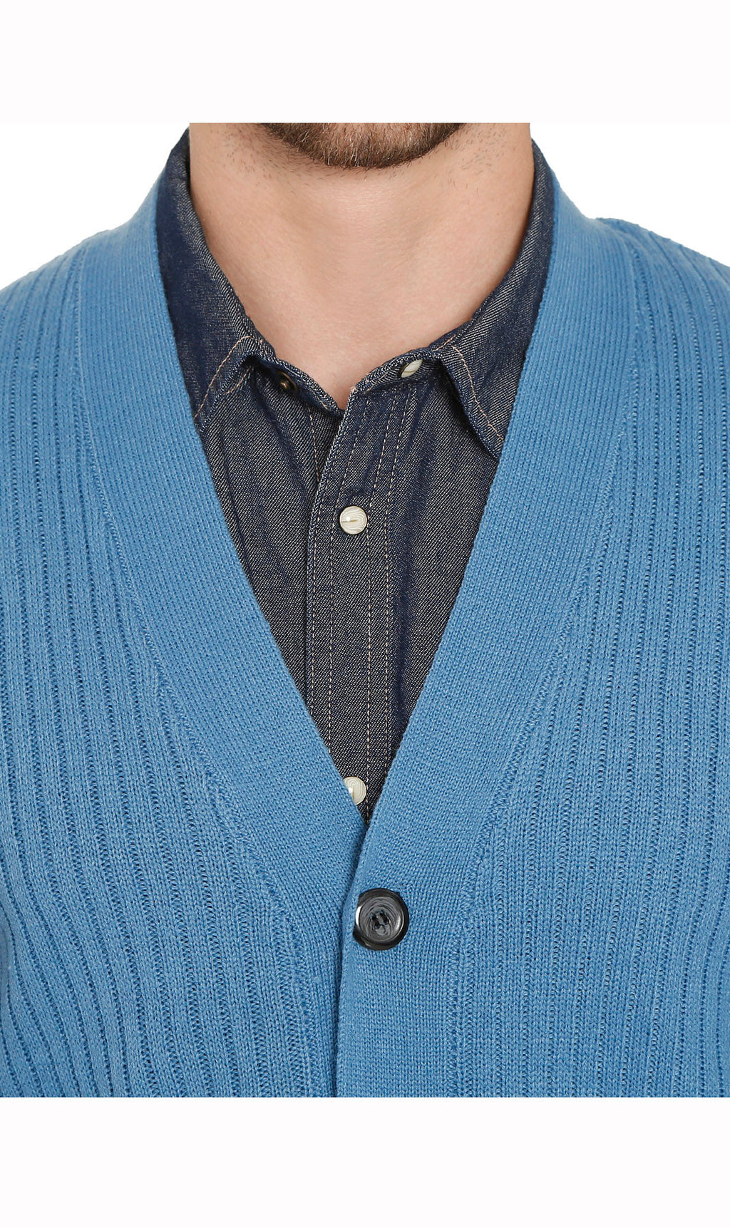 Men's Ribbed Knit Sweater Vest