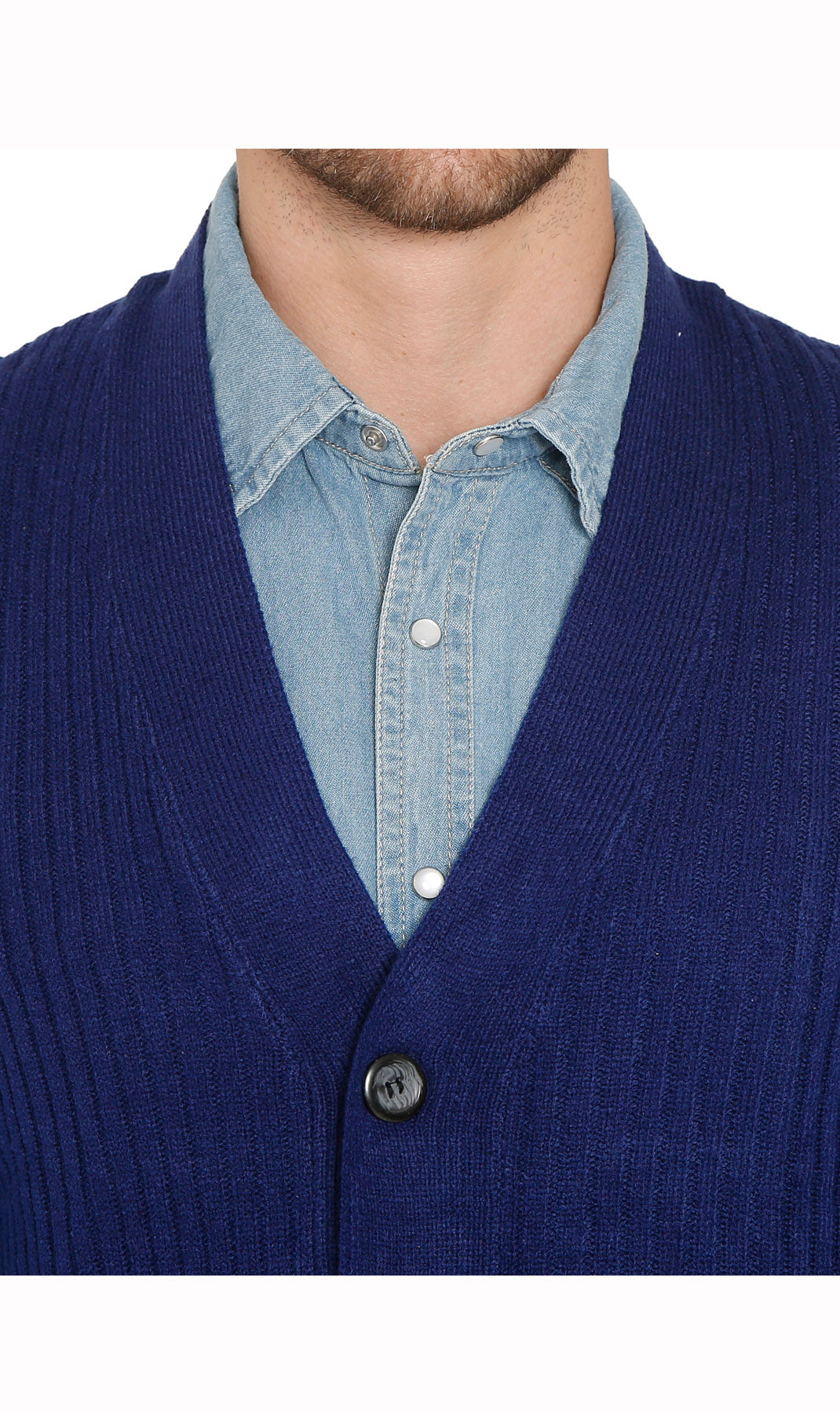 Men's Ribbed Knit Sweater Vest