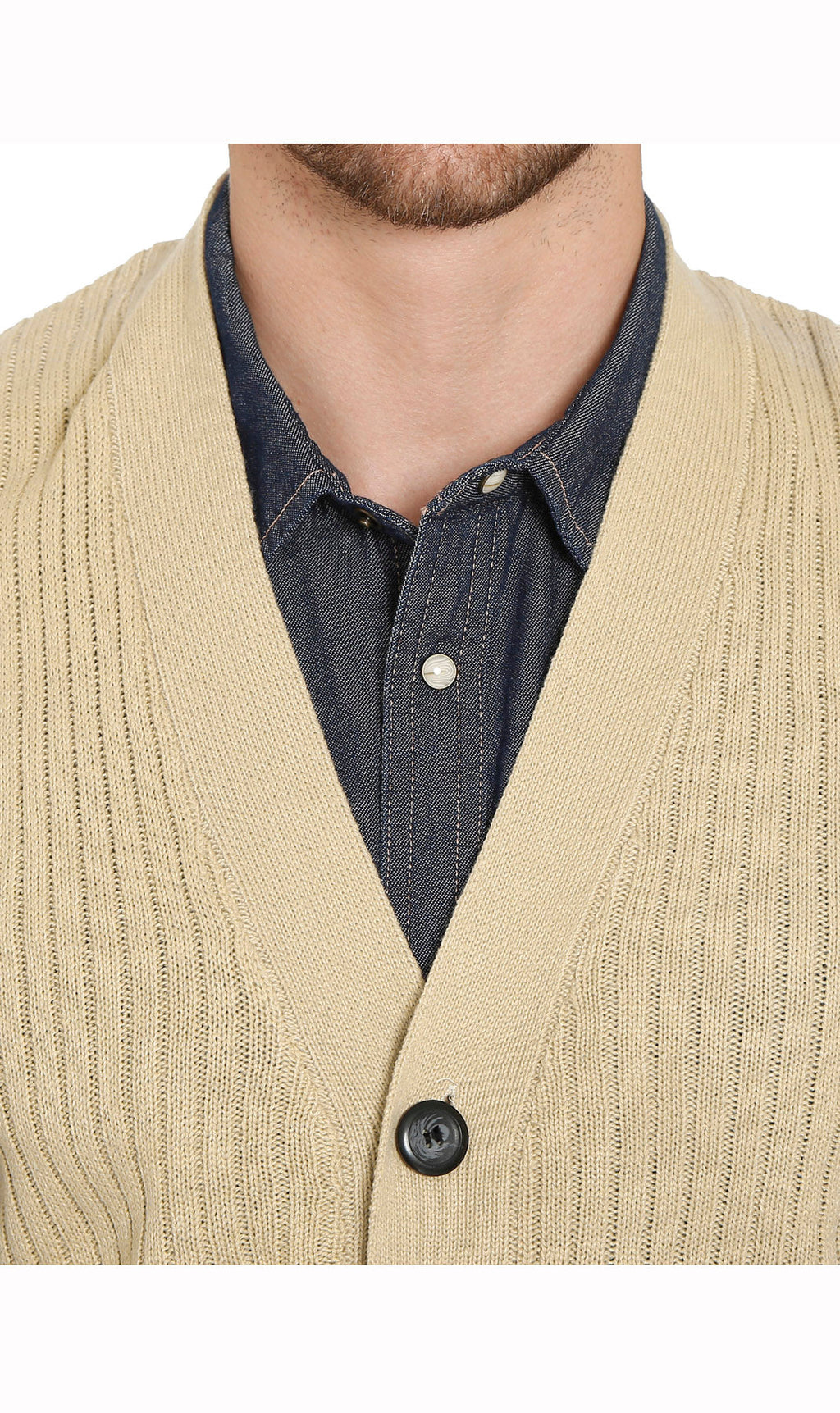 Men's Ribbed Knit Sweater Vest