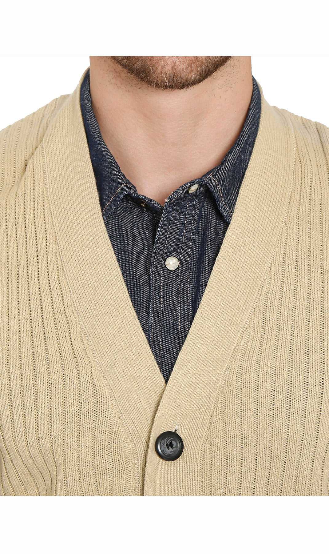 Men's Ribbed Knit Sweater Vest