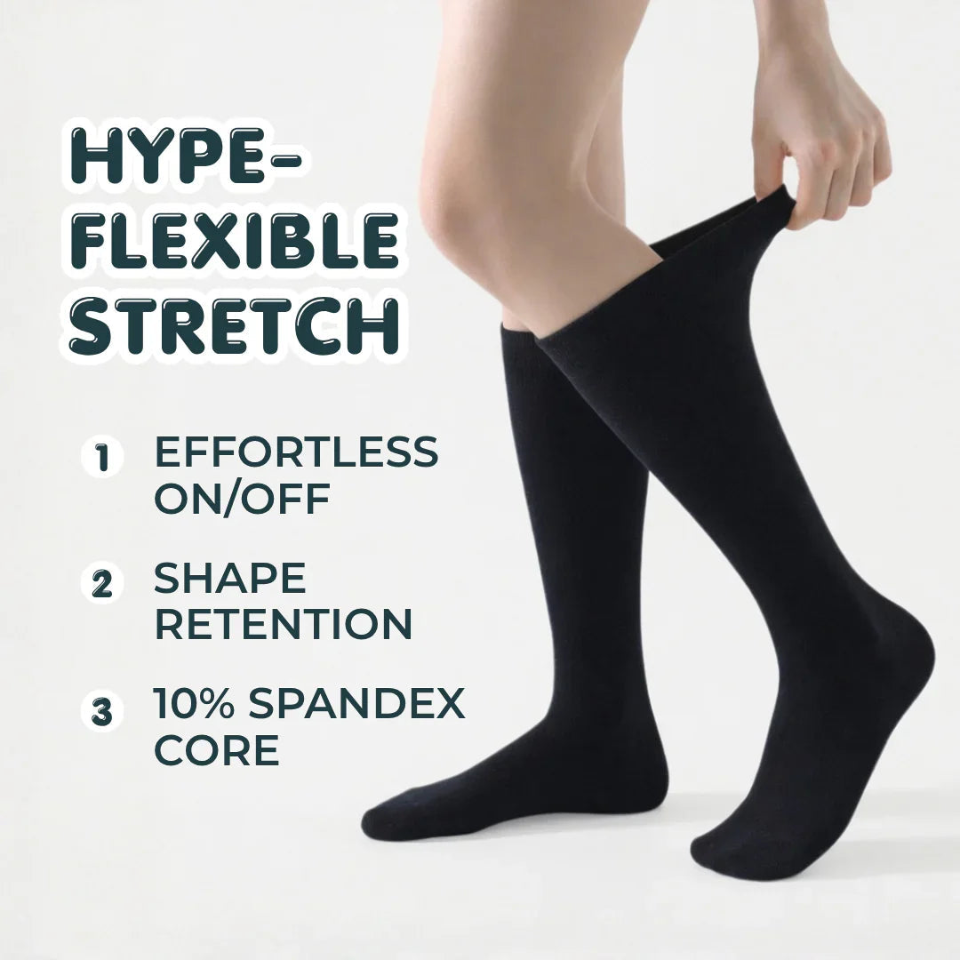 Knee-High Brace-Compatible Socks