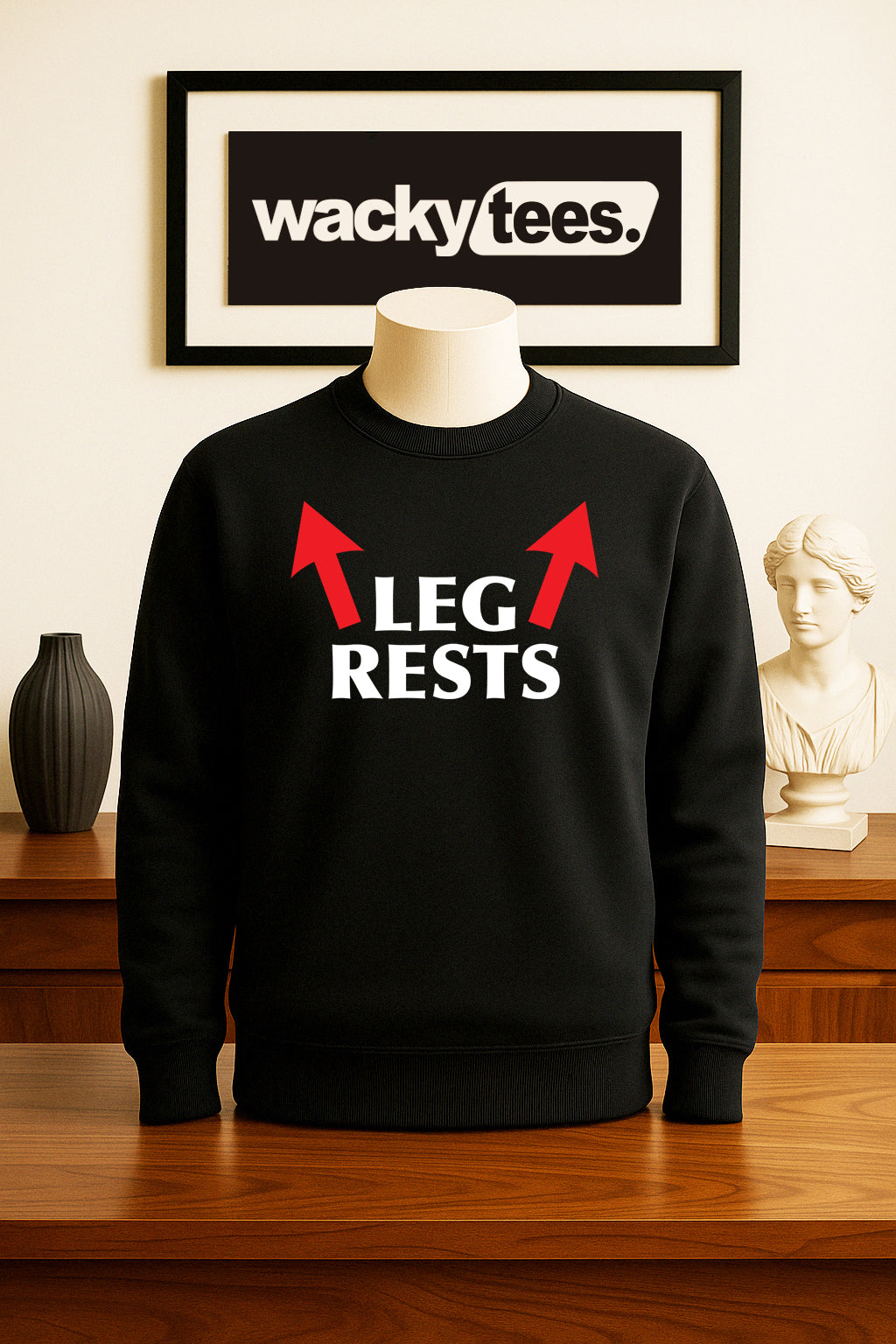 Leg Rests Arrows Funny Adult Humor Graphic Tee Shirt