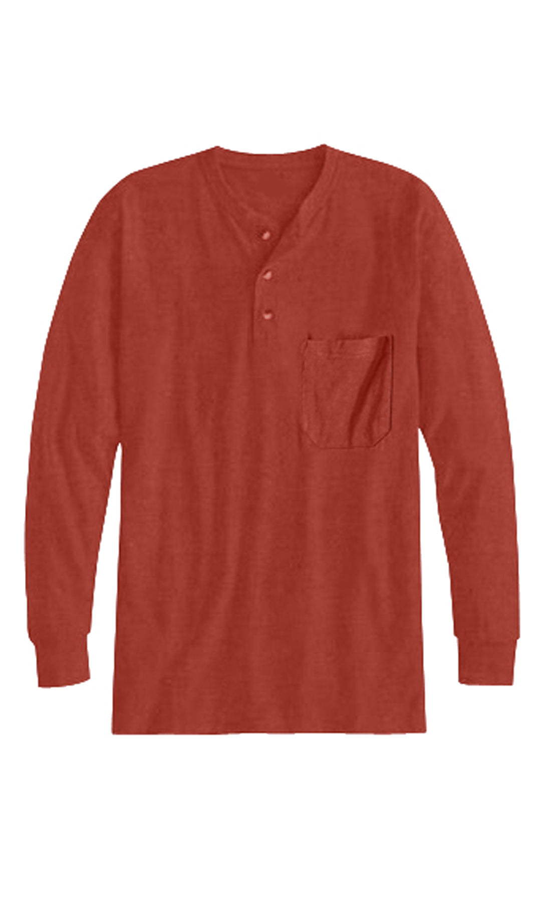 Men's Long Sleeve Henley Shirt
