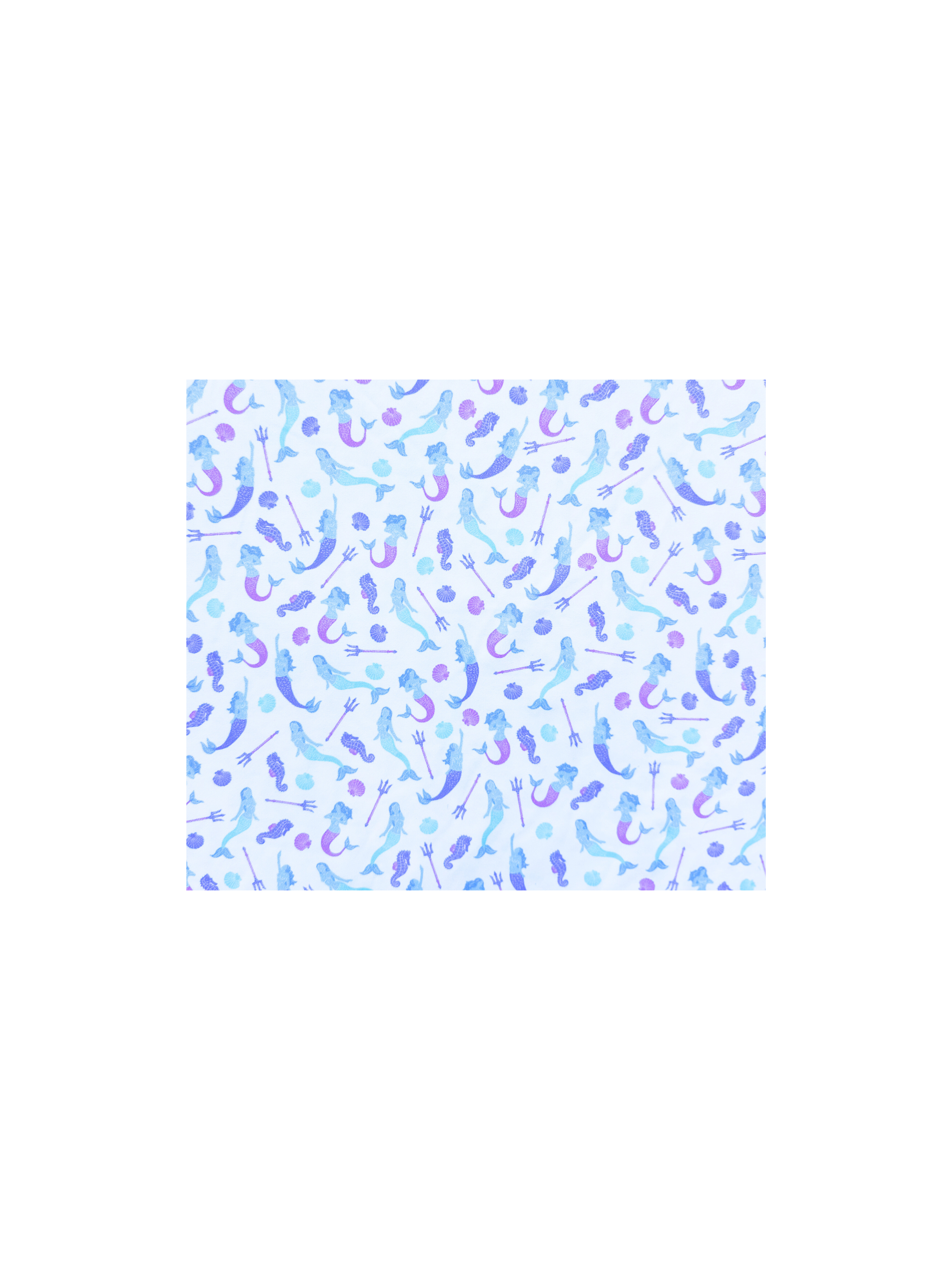 Mermaid Print Polo Shirt