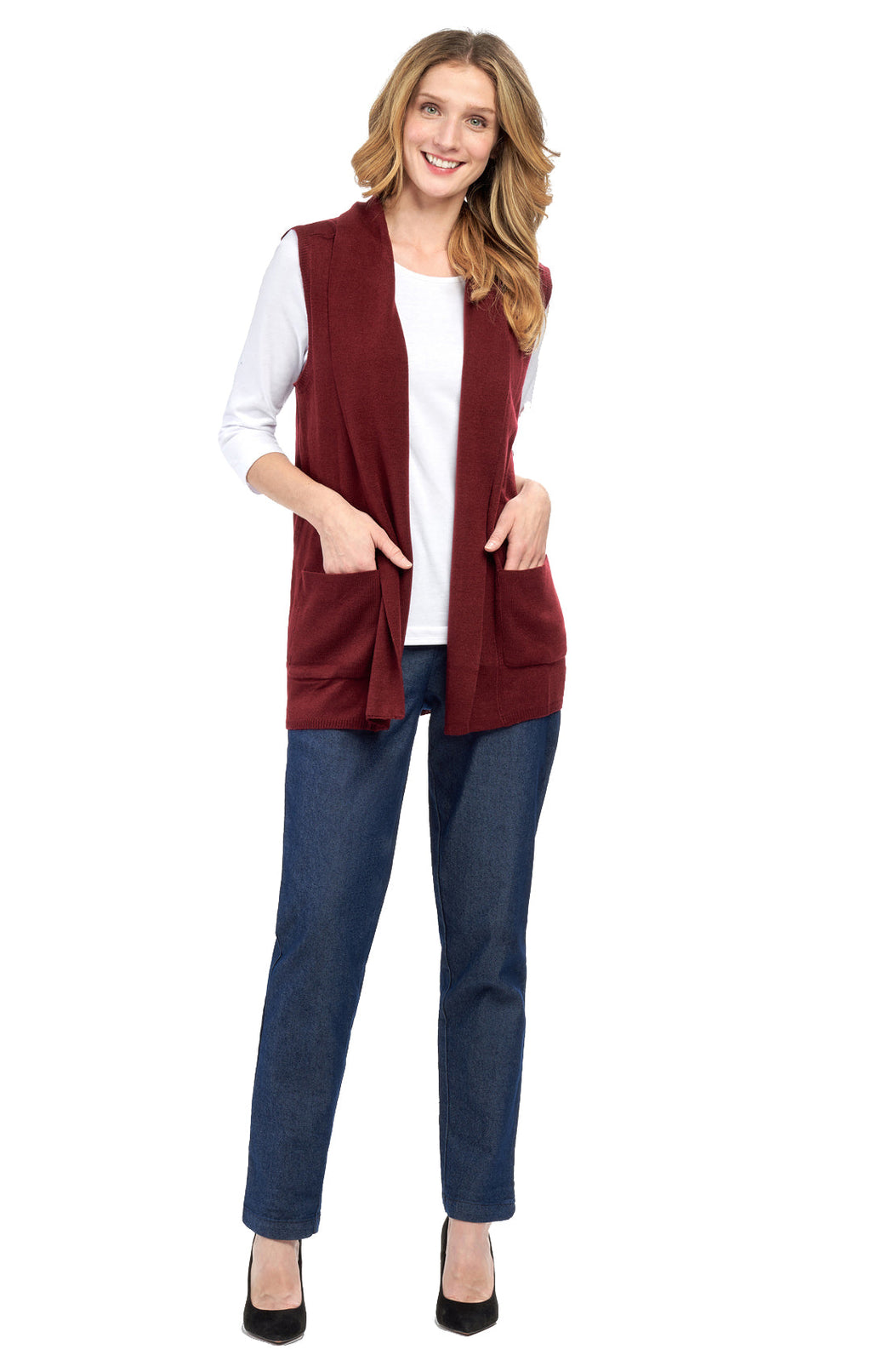 Women's Open-Front Sweater Vest