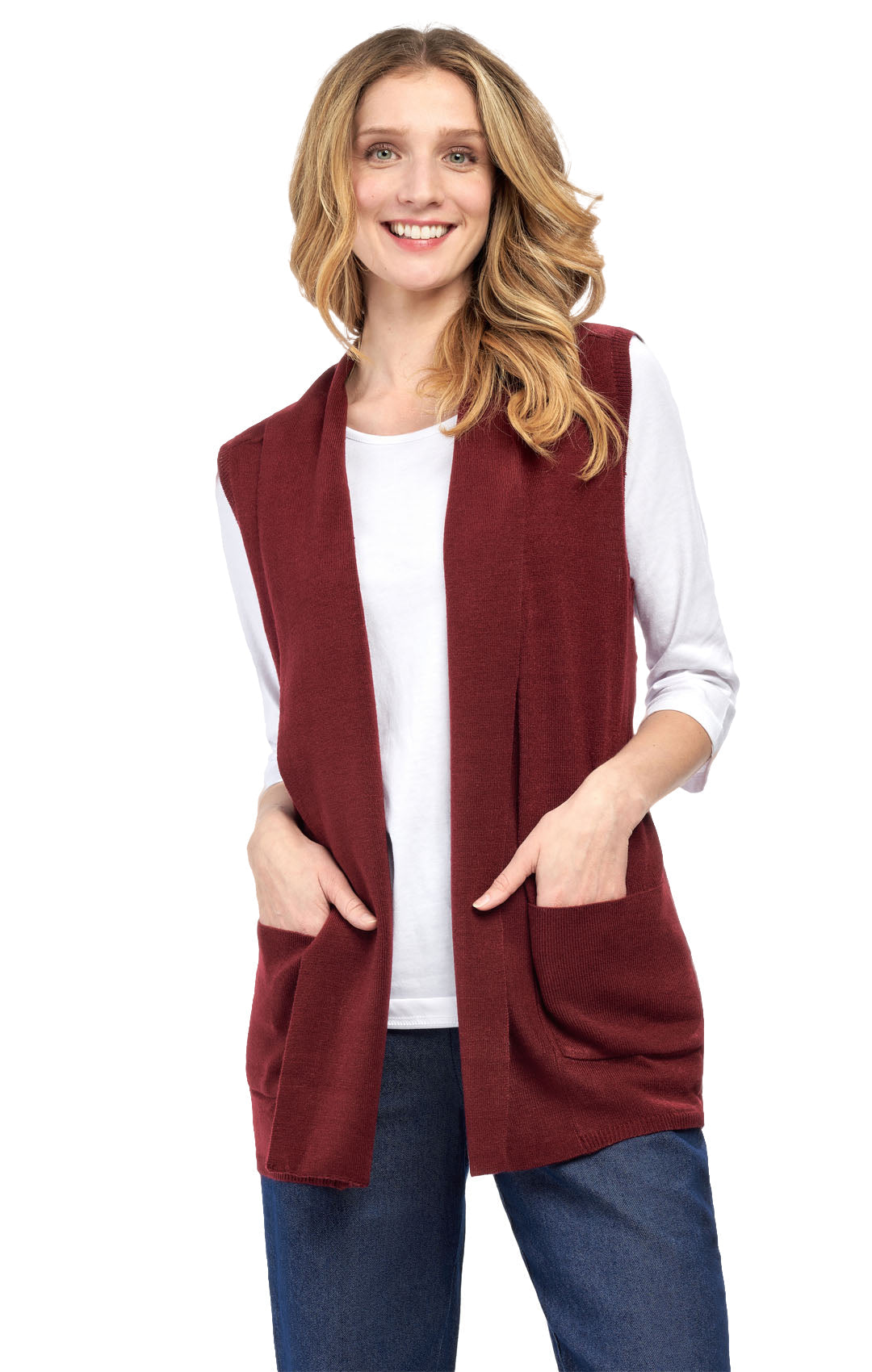 Women's Open-Front Sweater Vest