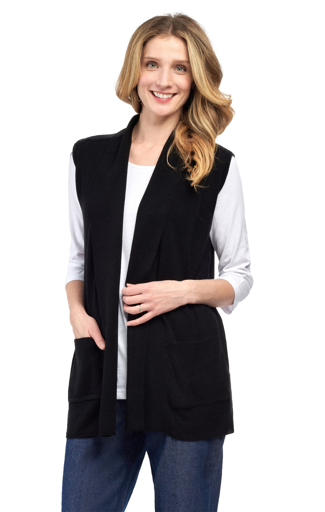 Women's Open-Front Sweater Vest