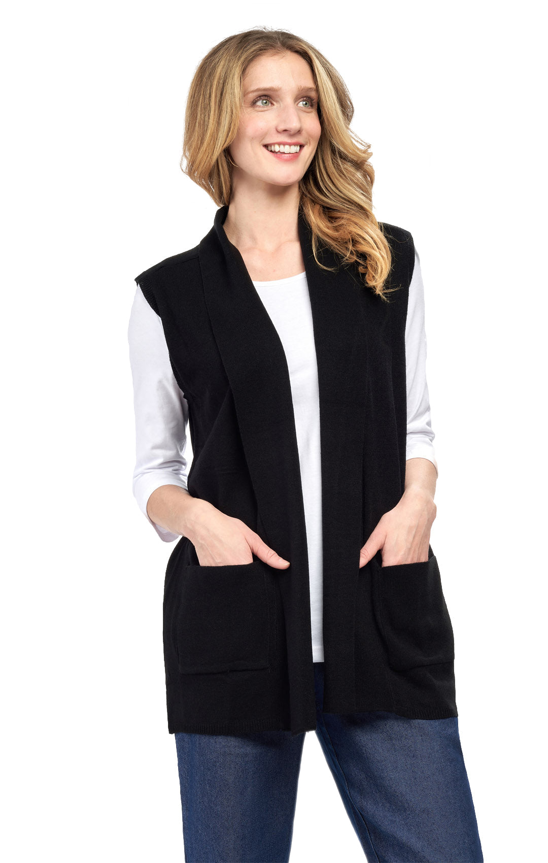 Women's Open-Front Sweater Vest