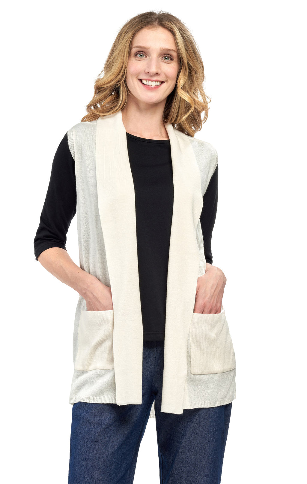 Women's Open-Front Sweater Vest