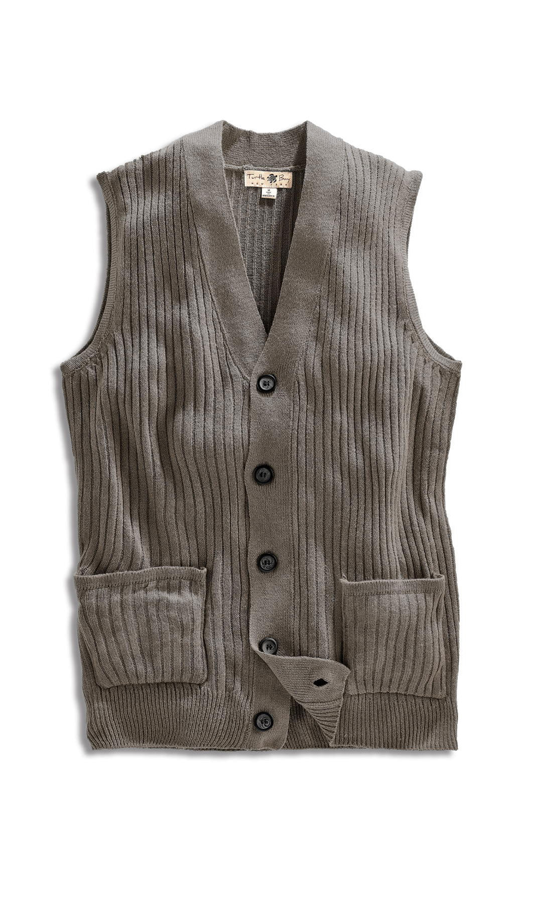 Men's Ribbed Knit Sweater Vest
