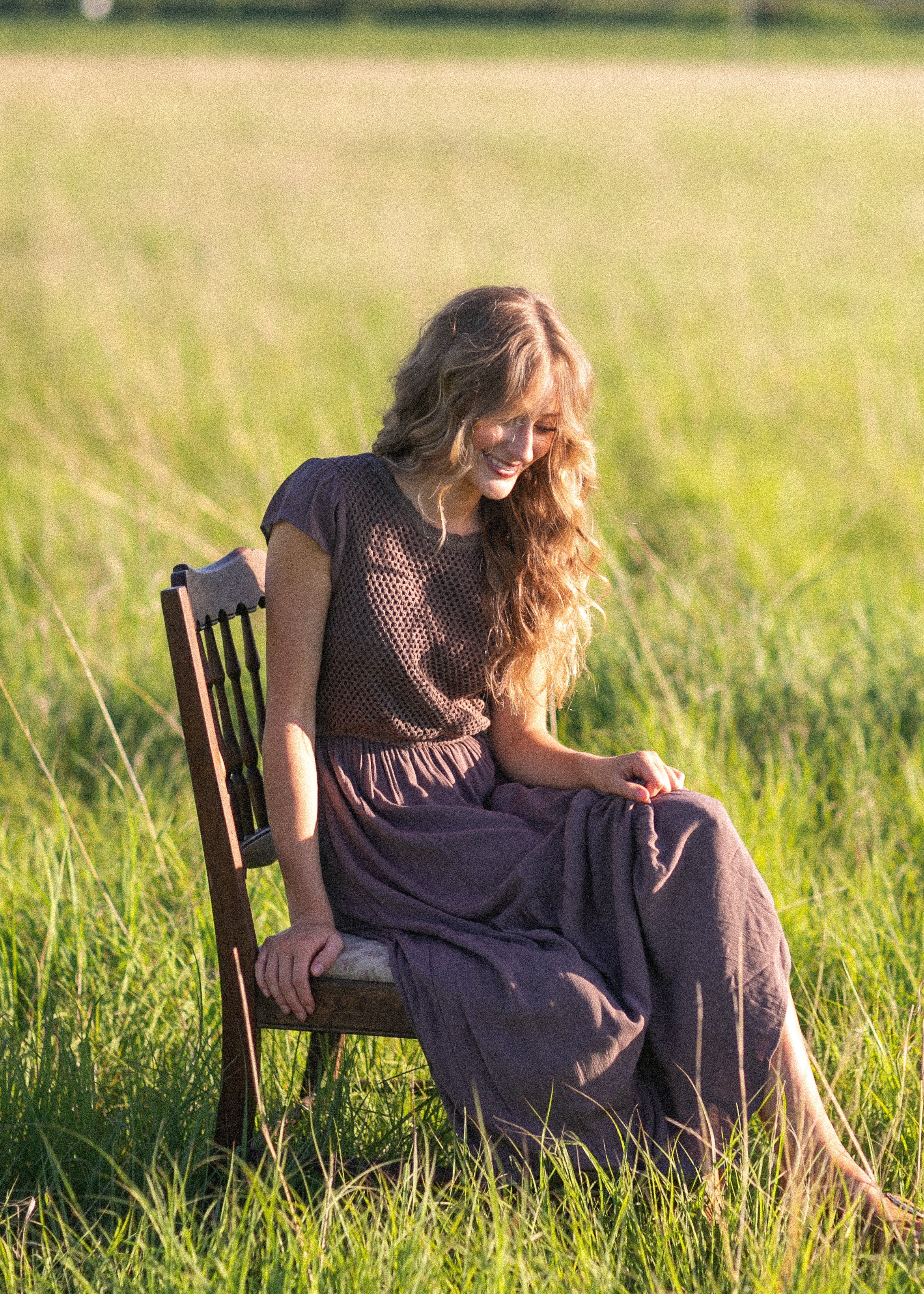 Crochet Bodice Tiered Maxi Dress